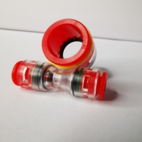 Conector Reductor de Microductos de ABS/Plástico para Entierro Directo, Reductor de Empuje para Fibra Óptica 5/3.5mm para Uso FTTX