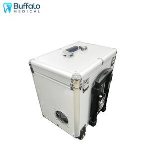 Unité dentaire portable <span class=keywords><strong>Buffalo</strong></span> avec aspiration intégrée et compresseur d'air, système de traitement mobile, classe II CE - Product Image 1