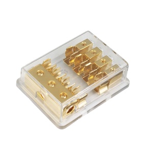 جودة عالية 12V-24V سيارة سيارة السيارات الصوت 10*38 فتيل AGU حامل الصمامات 3X4GA المدخلات 3X8GA إخراج السيارة حامل الصمامات الصوت - Product Image 3