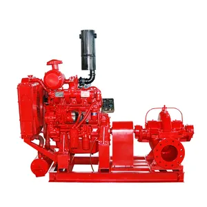 Customized 14/60-150W Type 1000GPM 220HP 7-10 Bar Portable Diesel Fire Pump For Fire Fighting Equipment