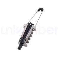 Abrazadera de tensión tipo cuña PAL 1500 para cable ADSS, abrazaderas de cable para postes, abrazaderas de anclaje para cable aéreo en grupo