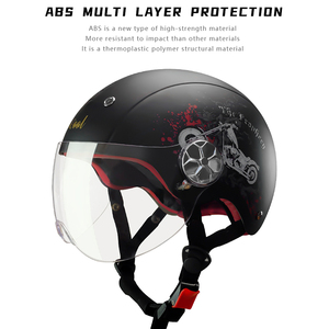 Caschi guidi per Moto <span class=keywords><strong>da</strong></span> Moto con casco simpatico per ragazzi e ragazze Street Riding Casque Moto Bike sport - Product Image 2