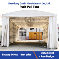 Abri de pluie pour événements sur mesure, tente coulissante pour exposition, garage, entrepôt, grand espace, tente pliable