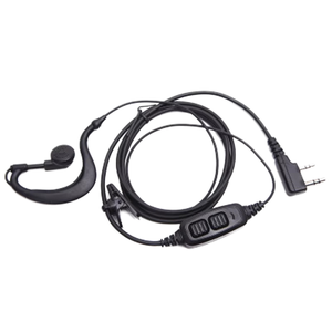 Radios Walkie Takie Earpiece Type-k Earhook with Clip For <span class=keywords><strong>Kenwood</strong></span> TYT Baofeng UV-5R BF-888S <span class=keywords><strong>CB</strong></span> Radio Accessories - Product Image 2