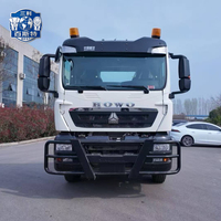 Camion tracteur diesel d'occasion 4x2 à conduite à gauche, poids lourd, haute puissance, pour transport interurbain, avec suspension pneumatique, siège et caméra arrière
