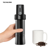 Moulin à café électrique portable H40 Mini avec manivelle, coque en alliage d'aluminium, meule de 40 mm, petit outil à café pour le voyage et le camping