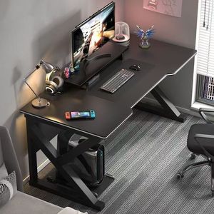 โต๊ะเกมมิ่งโลหะ Lejiang สำหรับร้านอินเทอร์เน็ตคาเฟ่ - สีดำ โครงสร้าง MDF - Product Image 3