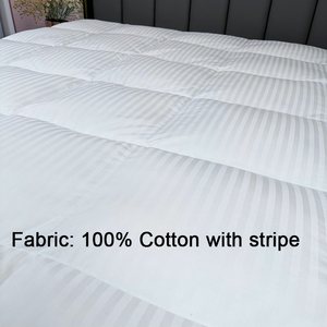 Couvre-<span class=keywords><strong>matelas</strong></span> en duvet de canard de taille personnalisée Couvre-<span class=keywords><strong>matelas</strong></span> en duvet d'oie pour la maison Hôtel Queen King - Product Image 2