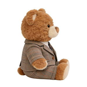 Ours en peluche super doux personnalisé, très populaire, avec tenue à nœud, taille personnalisable, unisexe, vente en gros - Product Image 5