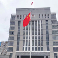 Mât de drapeau personnalisé en acier galvanisé de 60 m, grand mât conique de 200 pieds en acier inoxydable, qualité supérieure pour drapeaux d'extérieur