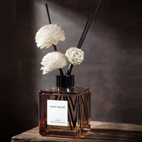 Diffuseur de parfum en verre artisanal avec boîte cadeau, parfum naturel longue durée pour la chambre à coucher, pour les cadeaux de mariage