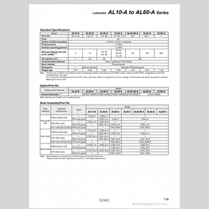 Pièces pneumatiques AL40-N04-A de lubrificateur pneumatique SMC - Product Image 1