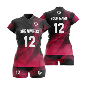 升华印花标志排球运动衫男女通用团队运动排球制服 - Product Image 4