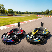 Go Kart Eléctrico con Control Remoto y Velocidad Ajustable, Velocidad Máxima de 60 km/h, Capacidad de Carga de 200 kg, para Adolescentes y Adultos