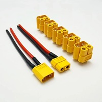 Connecteur XT60 mâle/femelle, câble d'extension 10/15cm, connecteur résistant aux hautes températures, câble de connexion pour avion et bateau RC