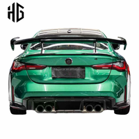 Aileron arrière style AR en fibre de carbone pour BMW M3 G80 M4 G82 F80 F82, kit carrosserie style AR