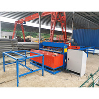 Máquina de soldadura de malla automática con pantalla de operación en inglés YC, máquina de fabricación de malla de alambre soldada con control numérico por computadora de 2m