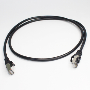 Cat6a UTP / SFTP vàng đen PVC LSZH Áo khoác Internet vá dây nhà và văn phòng mạng cáp có sẵn trong kho - Product Image 3