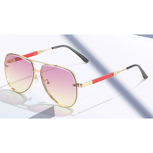 Sunway Eyewear New Metal Frame Men Gradient Fashion Driving <b>Sunglasses</b> - Product Image 1