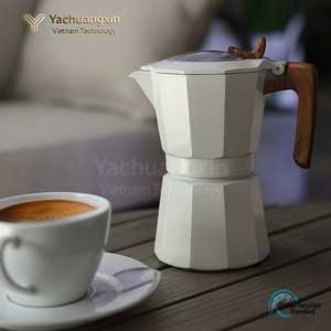 Cafetera italiana de doble válvula para camping al aire libre, práctica cafetera para preparar café, olla de aluminio para hervir agua - Product Image 3