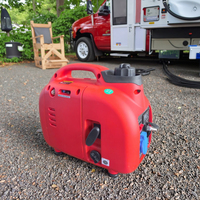 Générateur d'essence portable refroidi par air 4kva 5kva 120V/230V/240V 50/60Hz 1500RPM Démarrage à distance pour usage domestique MQ-red