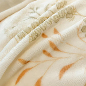 Ensemble de couette quatre pièces en velours de lait imprimé moderne Simple frais hiver doublé polaire Anti-acariens housse de couette <span class=keywords><strong>lit</strong></span> en molleton de corail - Product Image 2