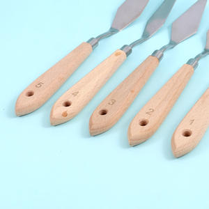 ชุดมีดทาสีน้ำมัน FOSKA 5 ชิ้น ทำ<span class=keywords><strong>ค</strong></span>วามสะอาดง่าย สำหรับผส<span class=keywords><strong>ม</strong></span>และทาสีในงานสีน้ำ สีน้ำมัน และสีอะคริลิก - Product Image 5