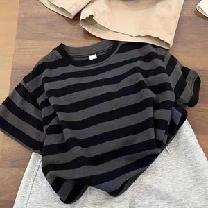 Hàng bán chạy mùa hè: Bộ đồ bé trai sọc, áo thun và áo sơ mi, thời trang trẻ em nam - Product Image 3