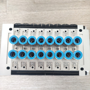 วาล์ว Festo รุ่น Island 10P 14 8A D1 N U 8C GC 24V DC ช่องต่อ 1/4 นิ้ว วาล์วควบคุมอุณหภูมิปกติ - Product Image 2