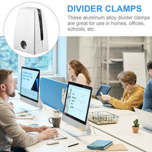 Support Office <strong>Table</strong> Partition <strong>Clamp</strong> Sturdy Practical Divider Privacy Screen Clip <strong>Clamp</strong> Desk Sockets Panel Worktop Metal <strong>Clamps</strong> - Product Image 2