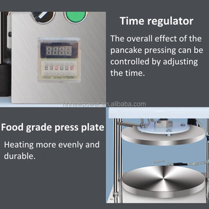 Utilisation facile Presse Chapati Machine à aplatir la pâte à pizza Fabrication de crêpes au canard Presse roti tortilla Machine à pain plate prix - Product Image 5