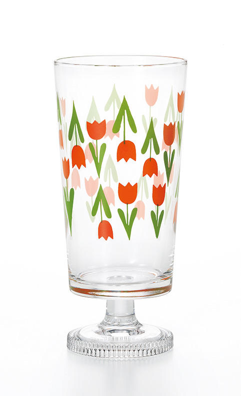 Aderia แก้วย้อนยุคพร้อมก้าน Tulip_305ml