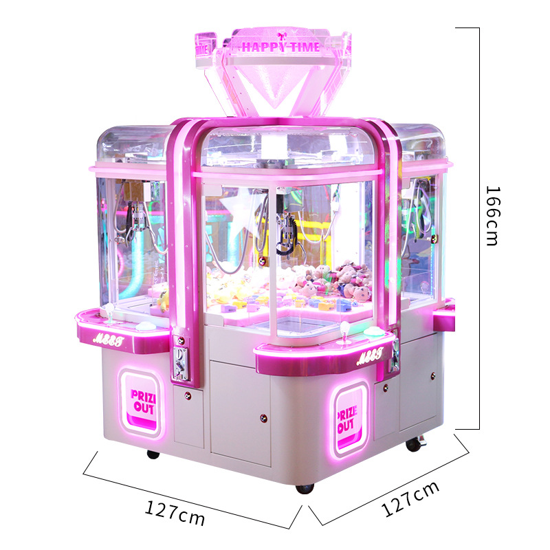 4 player island claw machine