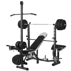 热卖最佳健身房健身器材Hom健身房多功能举重长凳