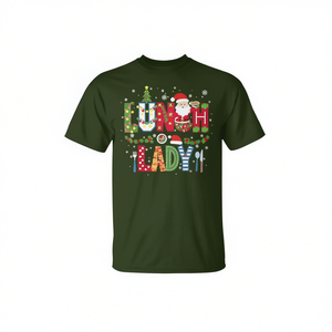 Camiseta navideña para damas de la lonchera, regalo navideño para los trabajadores de la cafetería escolar - Product Image 2