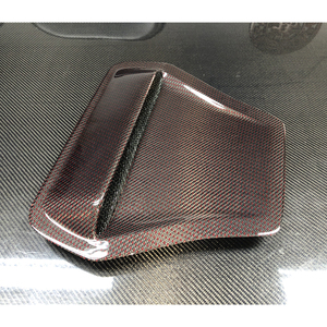 Prise d'air de capot en fibre de carbone pour <span class=keywords><strong>Honda</strong></span> <span class=keywords><strong>Civic</strong></span> Type <span class=keywords><strong>R</strong></span> <span class=keywords><strong>FK8</strong></span> 2017-2021, accessoires de couvercle de conduit d'air du capot moteur - Product Image 4