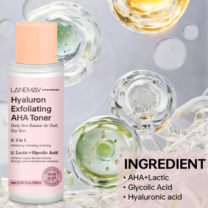 โทนเนอร์บำรุงผิวหน้าสูตรอ่อนโยนจากเกาหลี <span class=keywords><strong>AHA</strong></span> <span class=keywords><strong>BHA</strong></span> PHA ช่วยผลัดเซลล์ผิวและเติมความชุ่มชื้น สำหรับดูแลรูขุมขนและผิวเรียบเนียน ด้วยกรดแลคติกและไกลโคลิก - Product Image 2