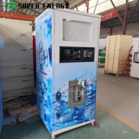 Distributeur automatique de glace 24h/24 avec écran tactile, pour extérieur, toutes saisons, sans surveillance, en libre-service, pour glace en vrac et en cubes