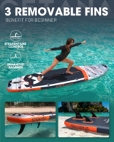 Planche gonflable, planche de SUP gonflable 11'6"*35"*6'', planche de surf durable, planche de paddle pour la pêche