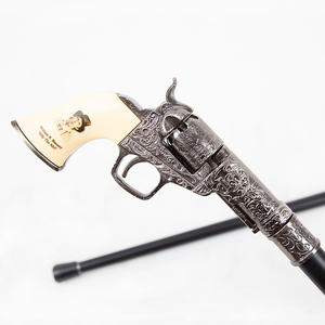 Gran oferta, mango de modelo Animal de leopardo de lujo plateado con bastón de autodefensa, bastón de moda, palo de Cosplay - Product Image 3