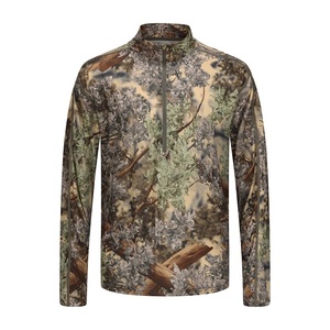 Magliette da Caccia a Maniche Lunghe per <span class=keywords><strong>Uomo</strong></span> in <span class=keywords><strong>Lana</strong></span> Merino con Design Personalizzato e Stampa Digitale Camo Mossy Oak Bottomland - Product Image 1