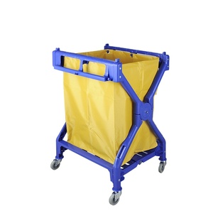 Hoge Kwaliteit Groothandel Custom Sterke Plastic Opvouwbare Linnen <span class=keywords><strong>Trolley</strong></span> Voor Hotelkamer - Product Image 1
