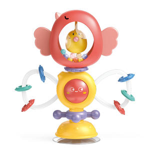 <span class=keywords><strong>Hochet</strong></span> pour bébé en forme d'oiseau <span class=keywords><strong>de</strong></span> dessin animé, jouet <span class=keywords><strong>de</strong></span> <span class=keywords><strong>table</strong></span> à manger, <span class=keywords><strong>hochet</strong></span> à mâcher, jouet à bâton avec <span class=keywords><strong>ventouse</strong></span> - Product Image 2