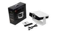 Projecteur 500 pouces 1080P avec autofocus, Android 14, pour la maison et l'extérieur, dernier modèle, processeur AllwinnerH723, 180° °   Projecteur à décodage 4K rotatif