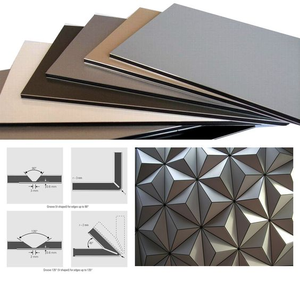 <span class=keywords><strong>Feuille</strong></span> de panneau composite en <span class=keywords><strong>aluminium</strong></span> <span class=keywords><strong>rigide</strong></span> à grain de bois et en <span class=keywords><strong>aluminium</strong></span> avec logo personnalisé de qualité supérieure ininterrompue Design moderne pour appartement ignifuge - Product Image 2