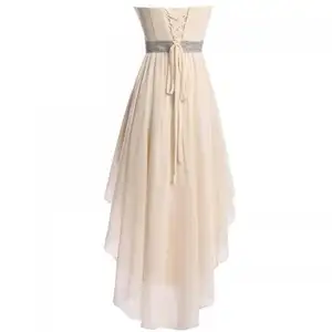 frente a corto y largo vestidos de dama de honor para un sabor y una fragancia - Alibaba.com
