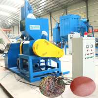Machine de recyclage de câbles, granulateur de fils de cuivre pour le recyclage des câbles usagés, séparation du cuivre et récupération des métaux
