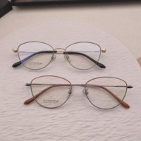 Monturas de Gafas Ultraligeras de Titanio Multicolores, Ajustables, Modernas, Versátiles y de Alta Gama con Estética de Moda