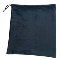 Bolsa de Almacenamiento de Tela de Sarga de Algodón TC Reutilizable y Portátil con Cordón, para Todas las Estaciones, 33x28cm