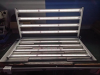 Lámpara de Cultivo LED Pisces de 900W, Compatible con Fohse 4X4FT 4X5FT OEM PPE2.7 IP65, Cuerpo de Aluminio, Venta al por Mayor de Fábrica, Cable se Vende por Separado